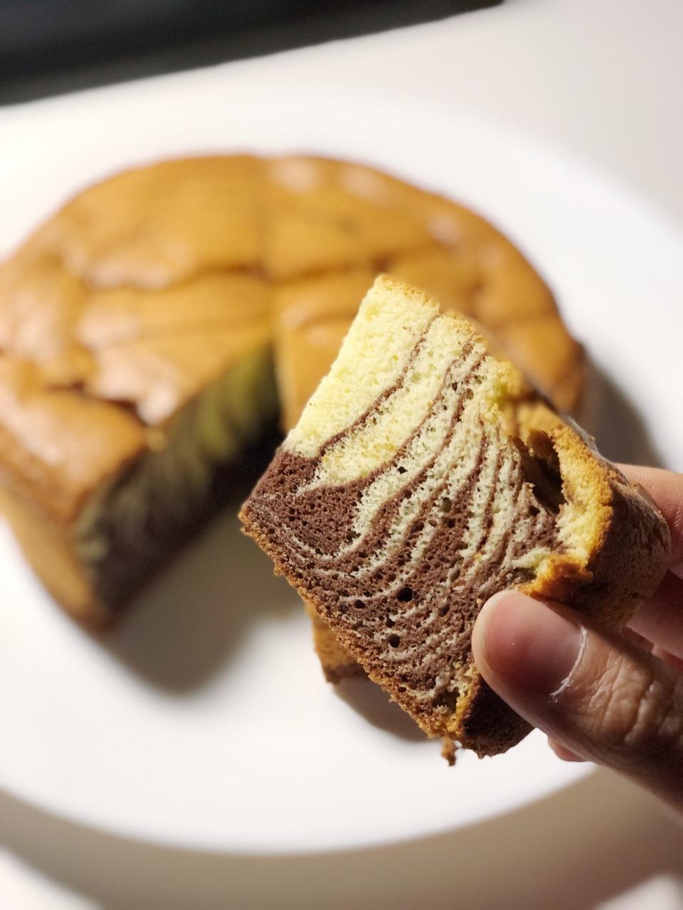 斑马纹酸奶蛋糕