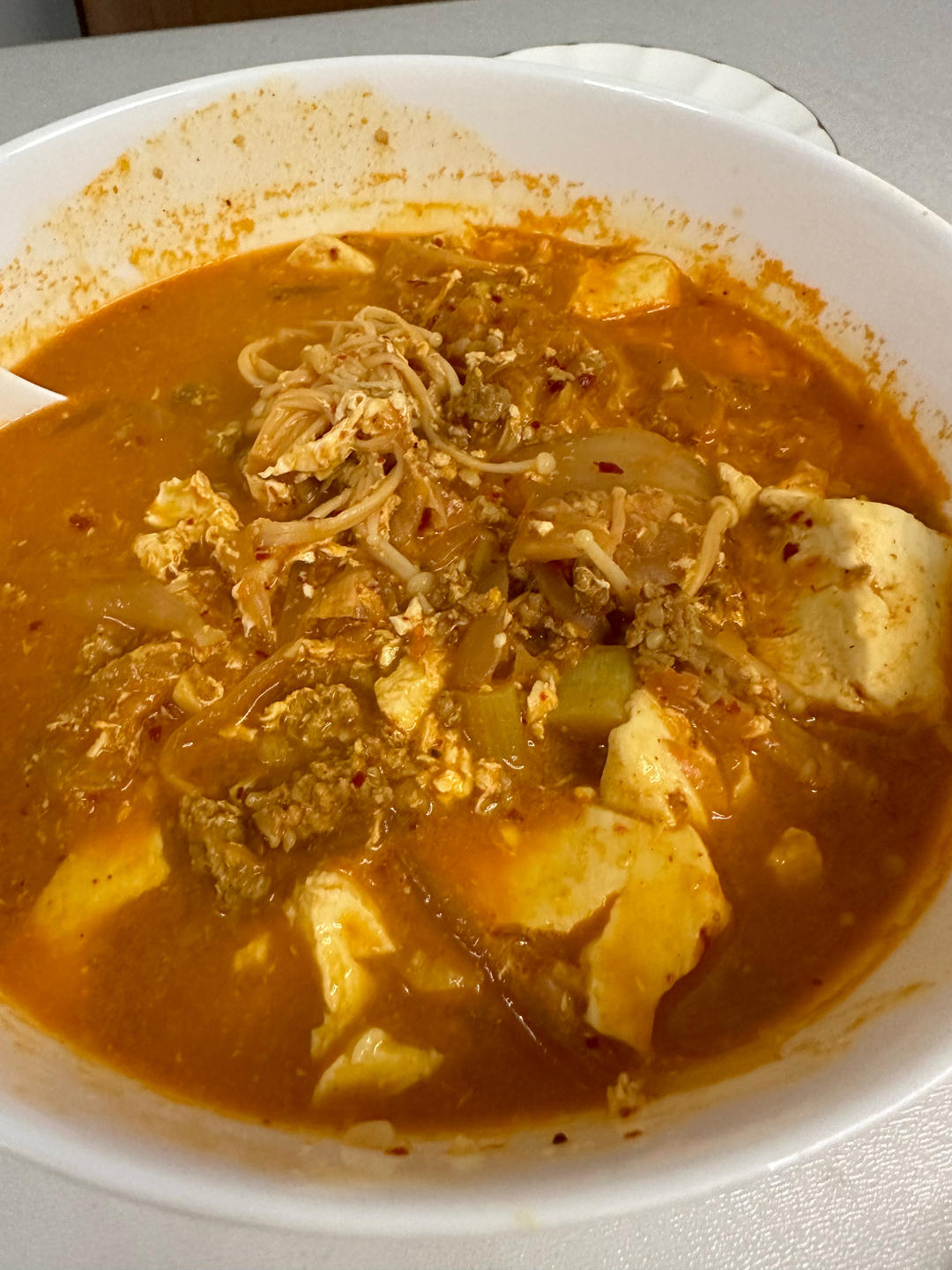 韩国大妈亲授— 韩式泡菜豆腐汤