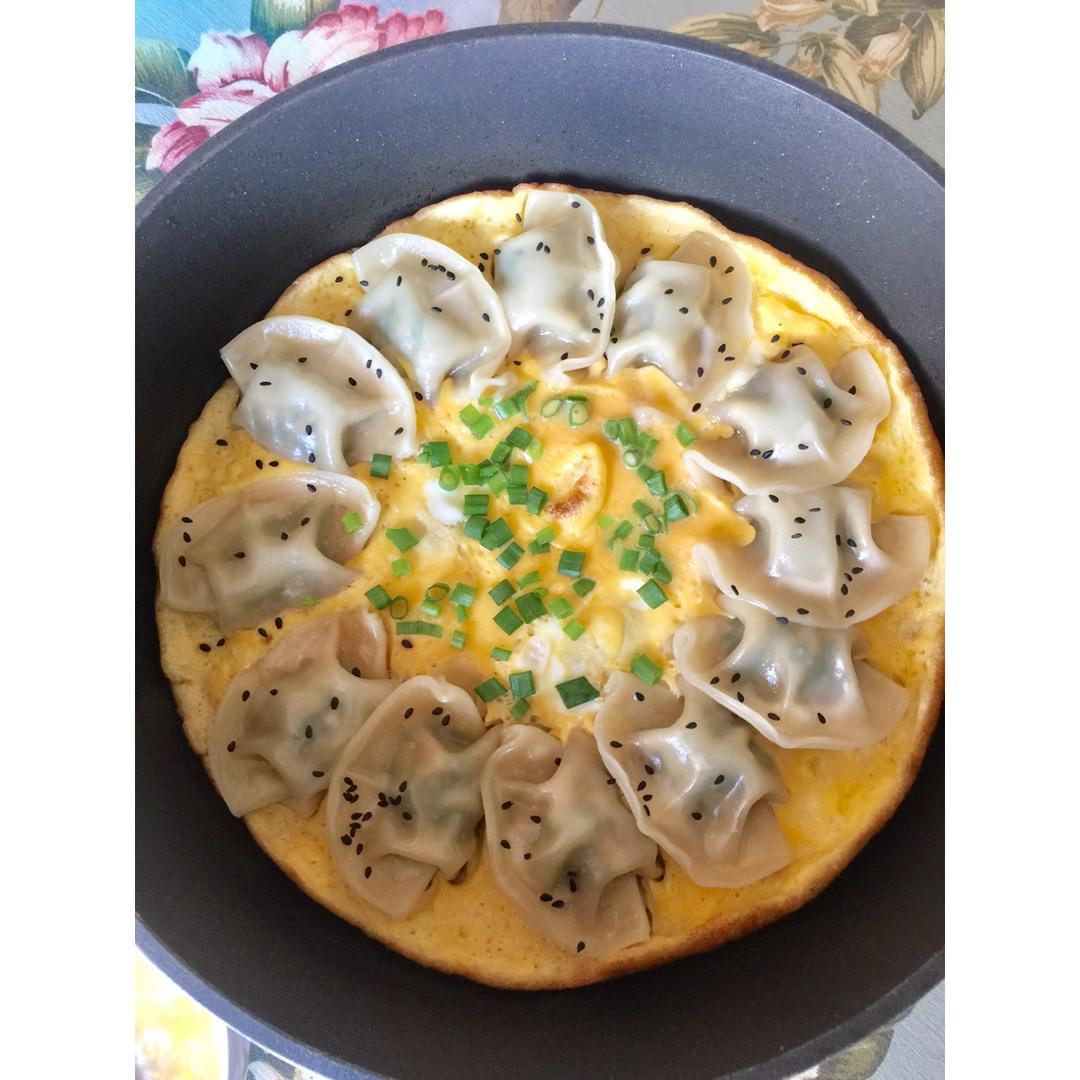 懒人快手抱蛋煎饺