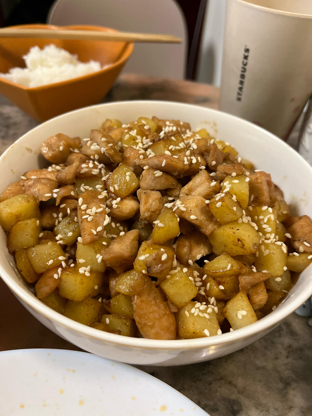 减脂餐——孜然土豆鸡胸肉