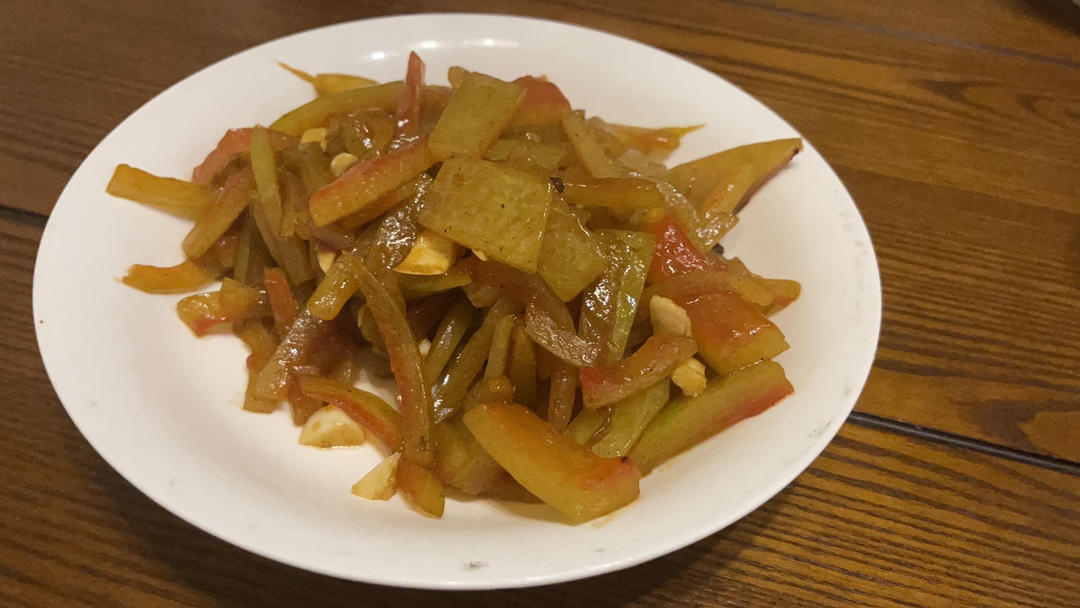 超下饭的辣炒西瓜皮