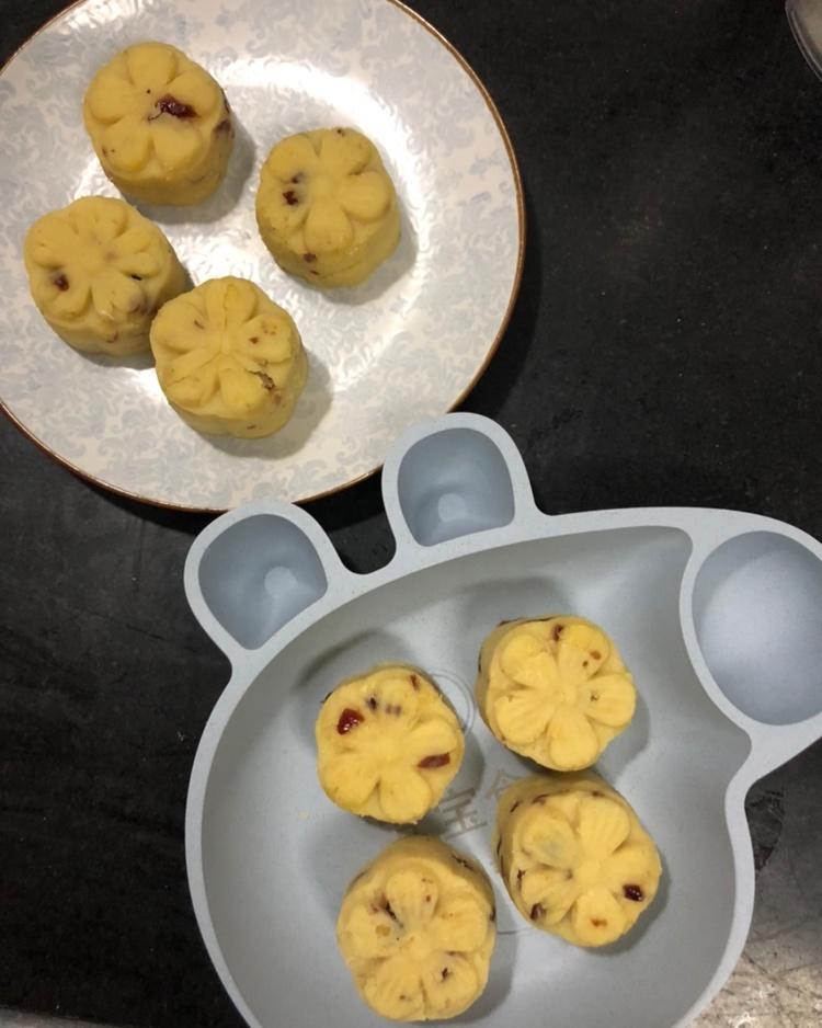蔓越莓绿豆饼