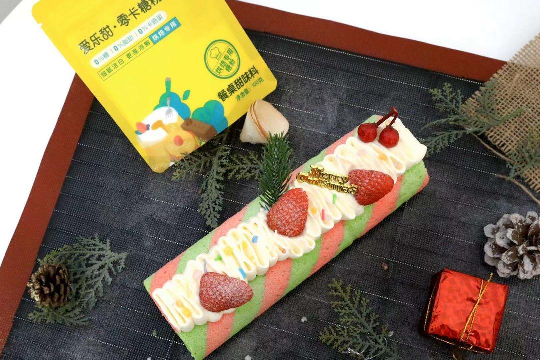 圣诞双色蛋糕的做法