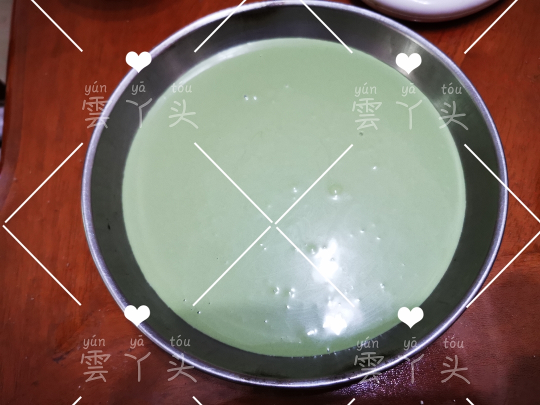 抹茶红豆糯米糍的做法 步骤6