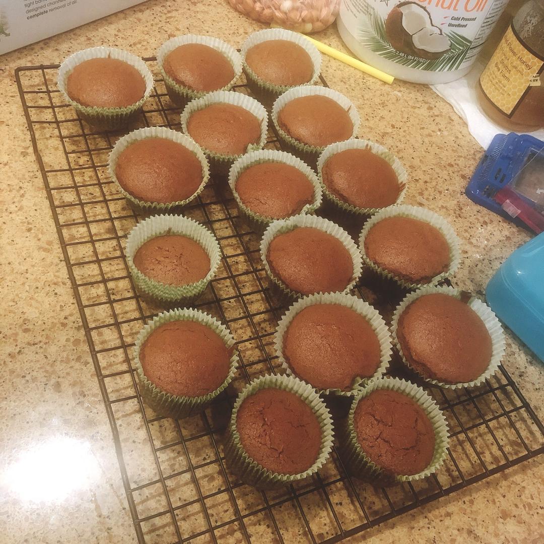 可可巧克力Cupcake纸杯子海绵蛋糕（甜品台都用本方）C6