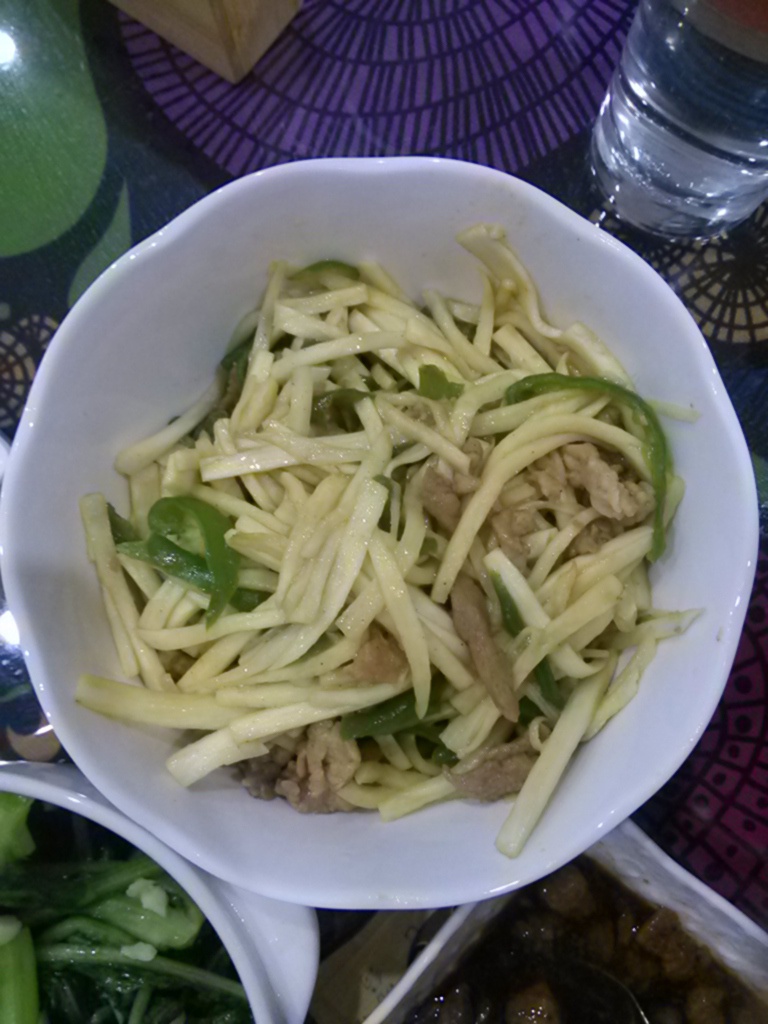 茭白肉丝