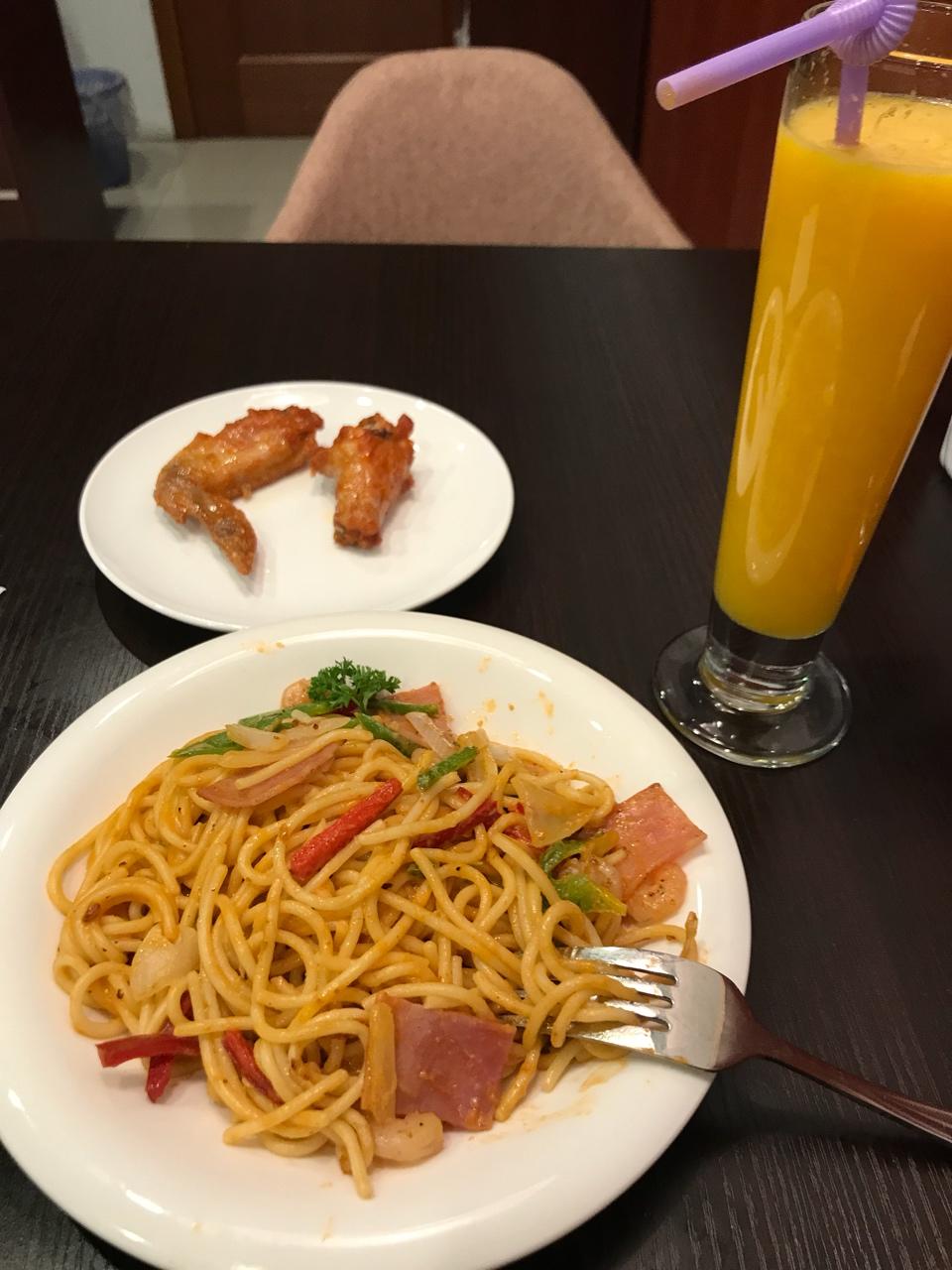 奶油培根意大利面（spaghetti）