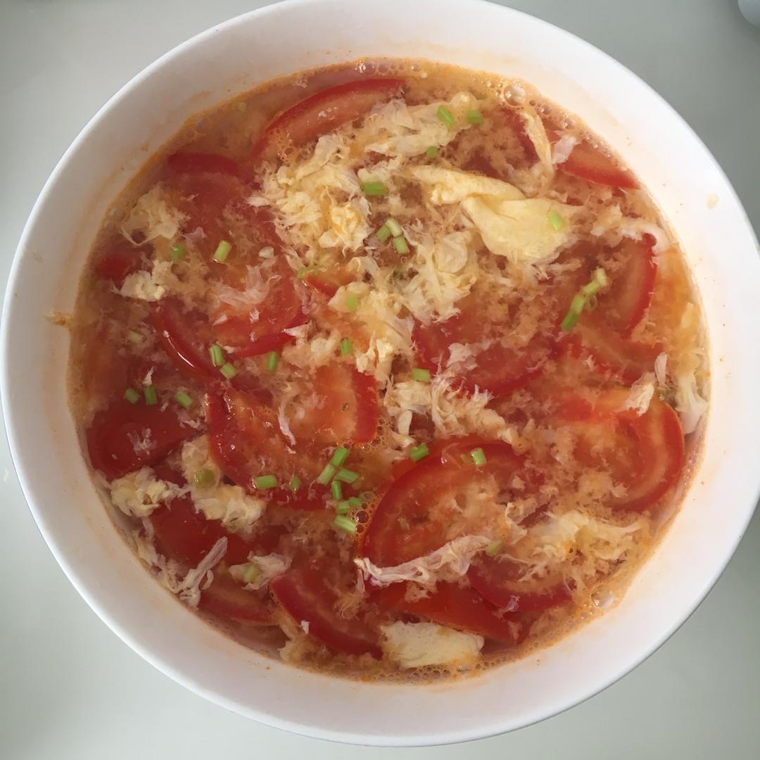 好喝到爆的西红柿鸡蛋汤