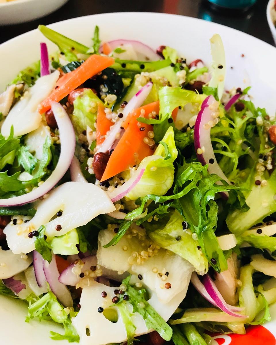 xinxin的厨房做的堂妈的藜麦米蔬菜沙拉