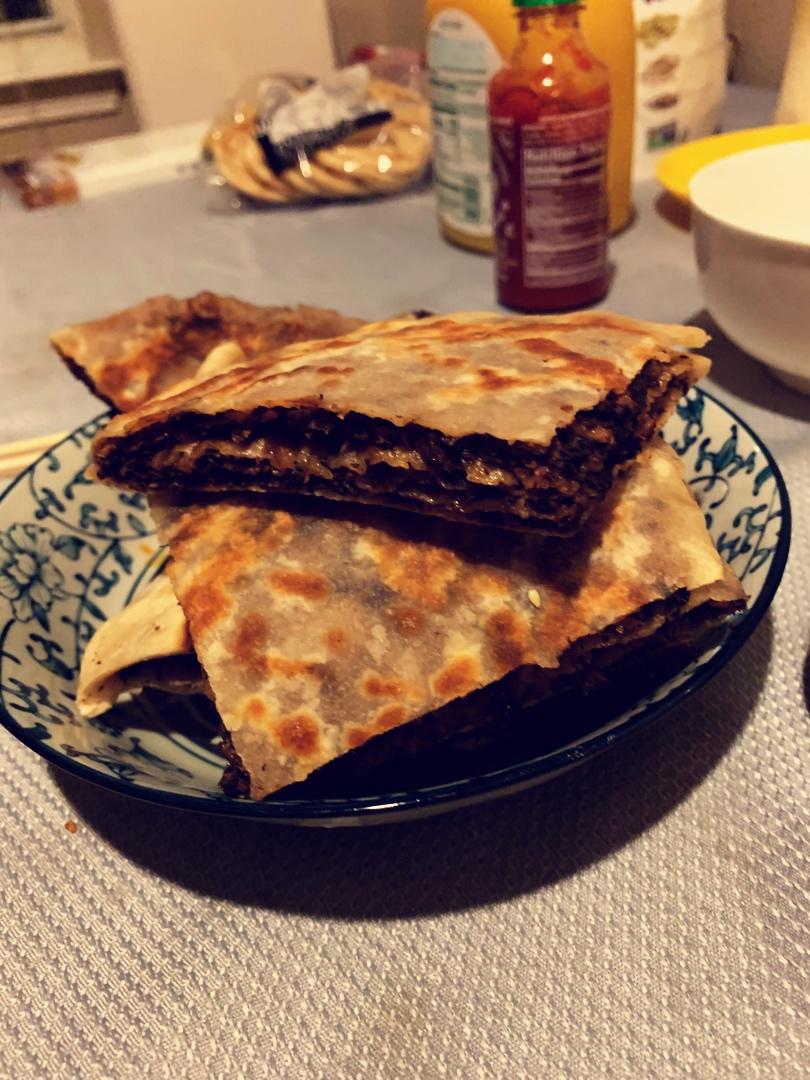 梅干菜猪肉烧饼