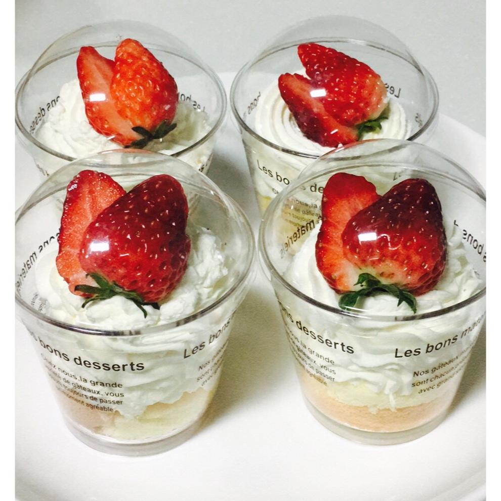 可爱精灵-7做的草莓鲜奶杯