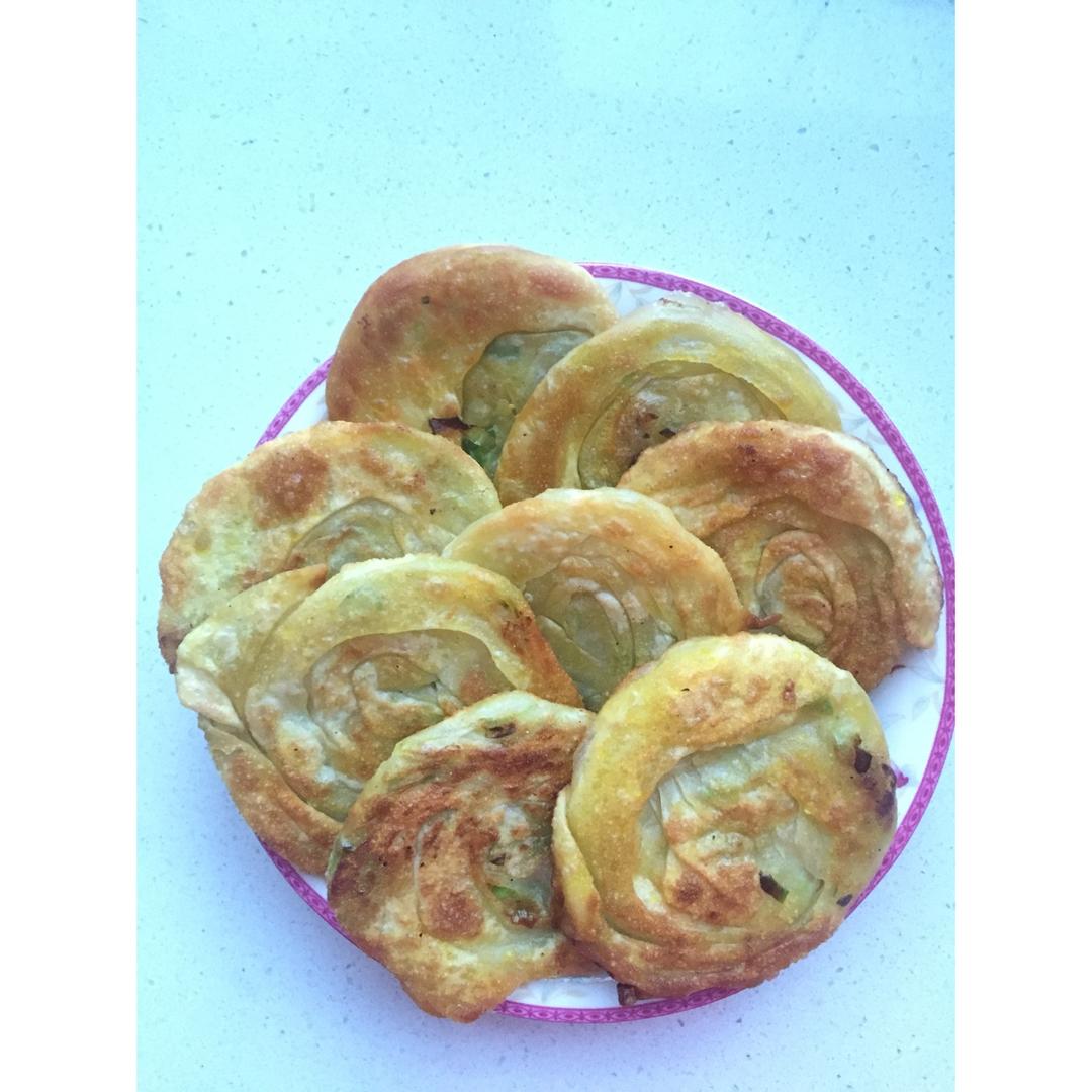 饺子皮葱油饼