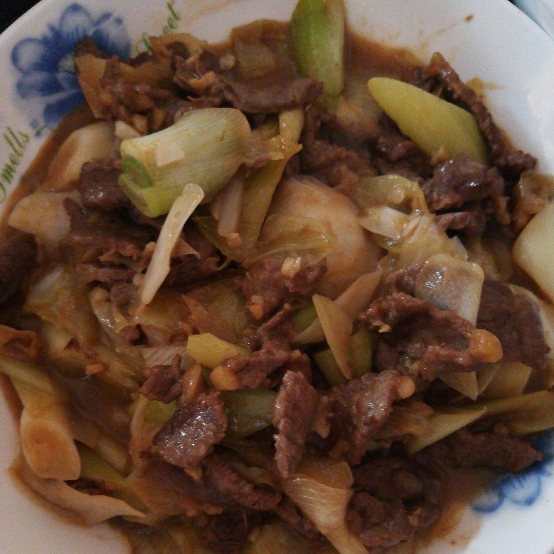 葱爆羊(牛)肉