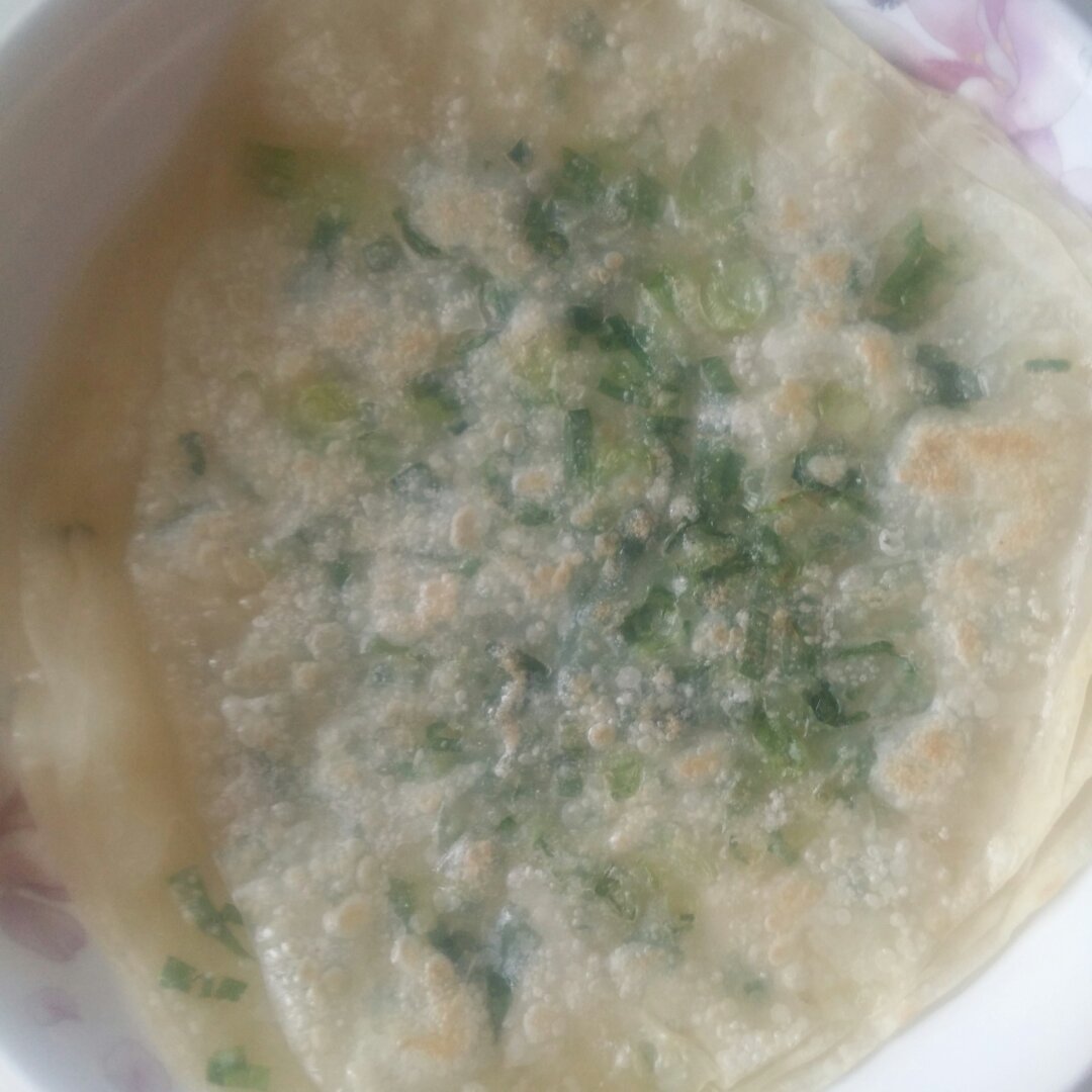 饺子皮葱油饼