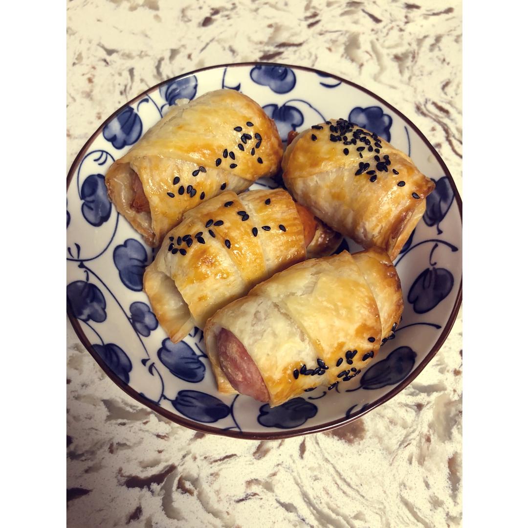 快手早餐——飞饼香肠小卷