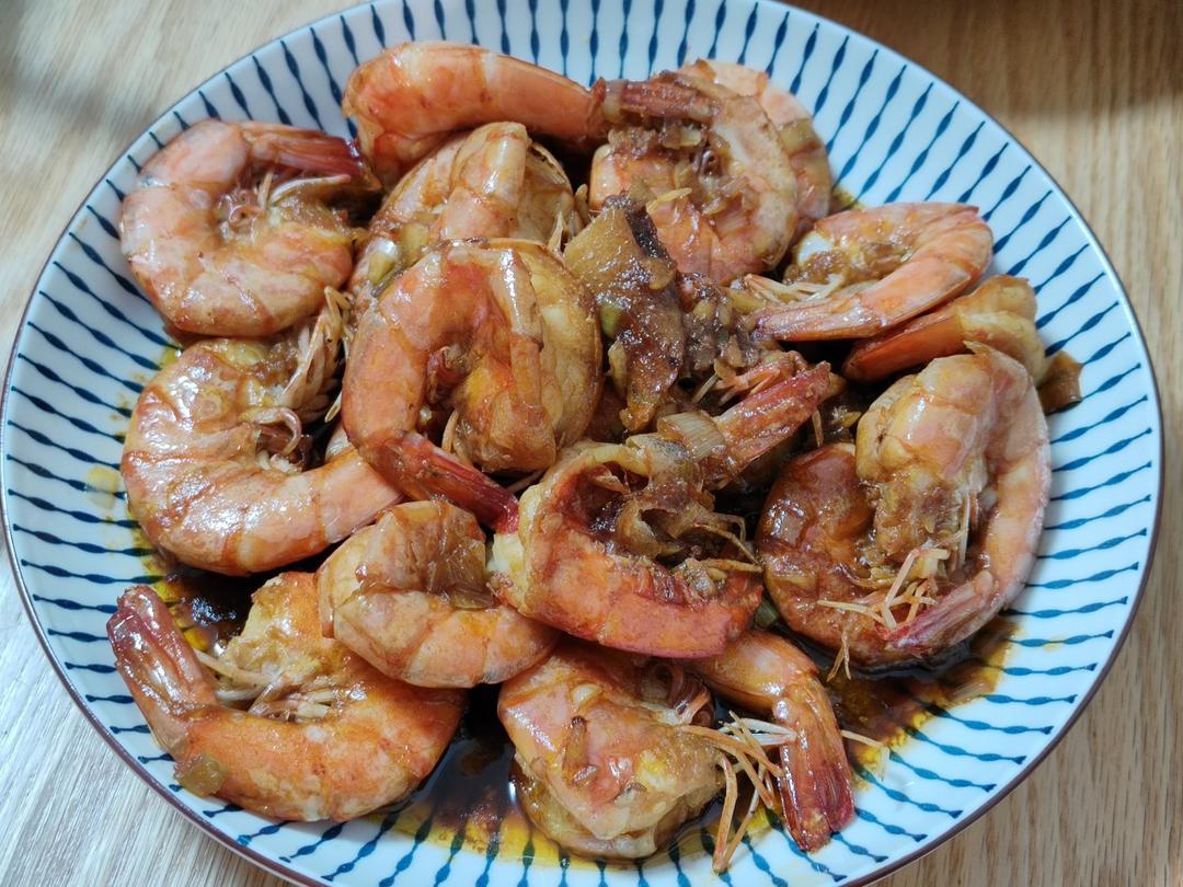 家庭版油焖大虾