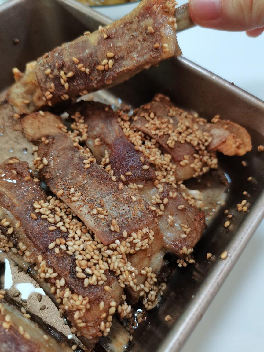 家庭烤箱烤羊排