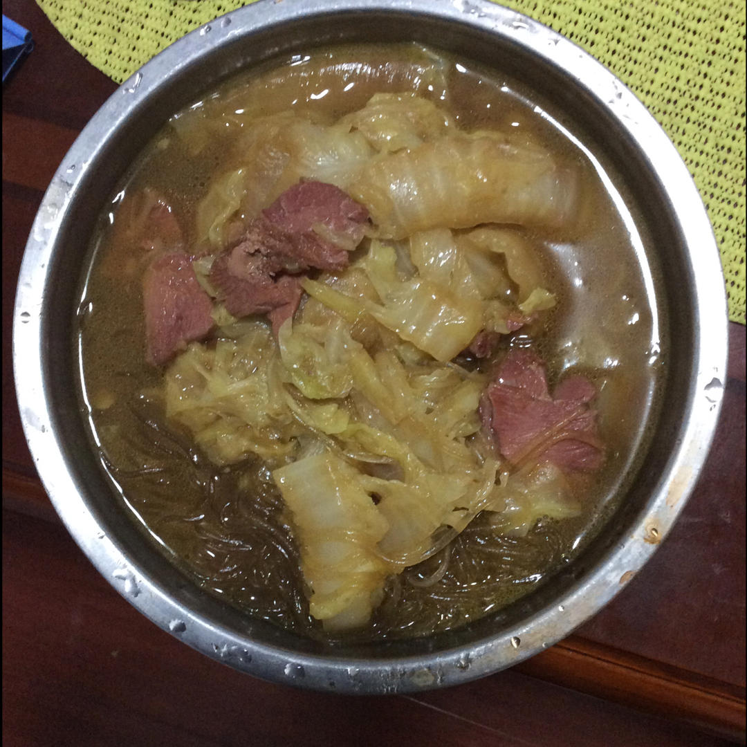 白菜牛肉粉丝