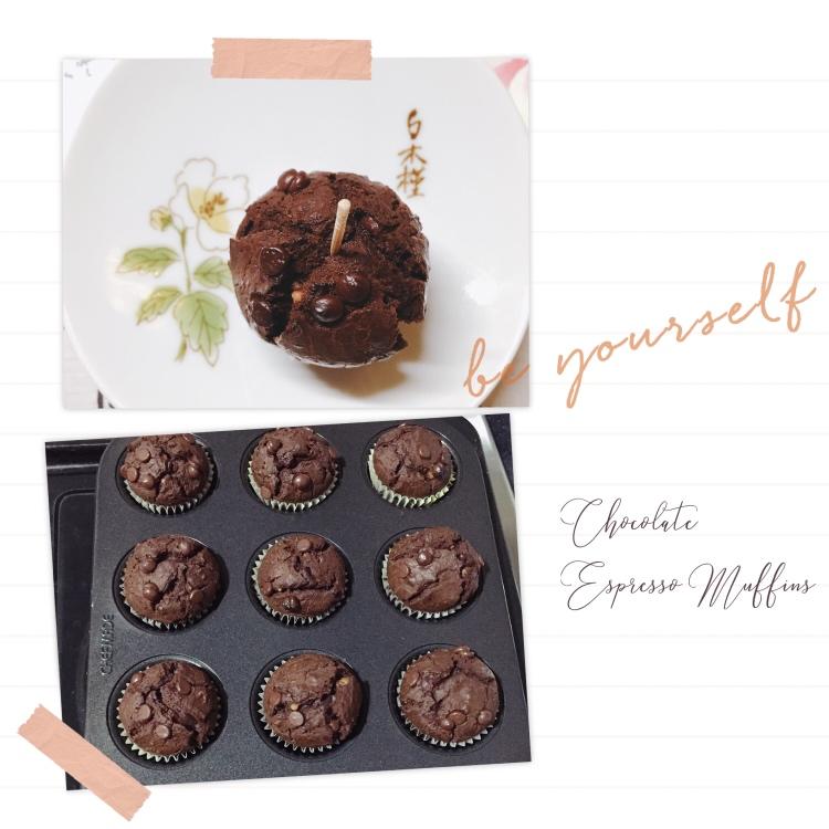 浓情巧克力摩卡马芬<Chocolate Espresso Muffins>