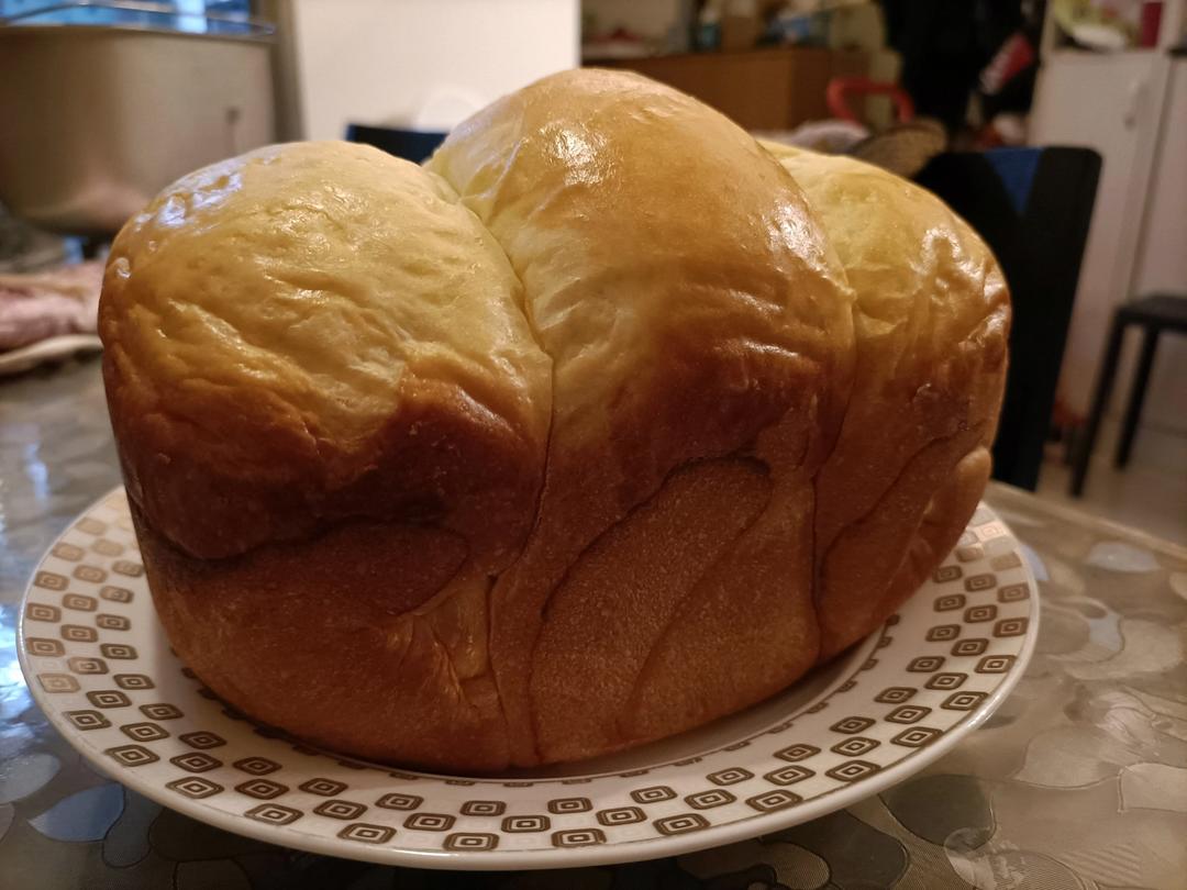 面包机也能做成拉丝的鲜奶吐司