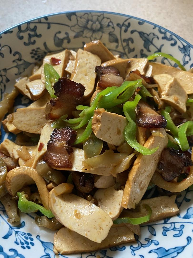 榨菜青椒炒香干