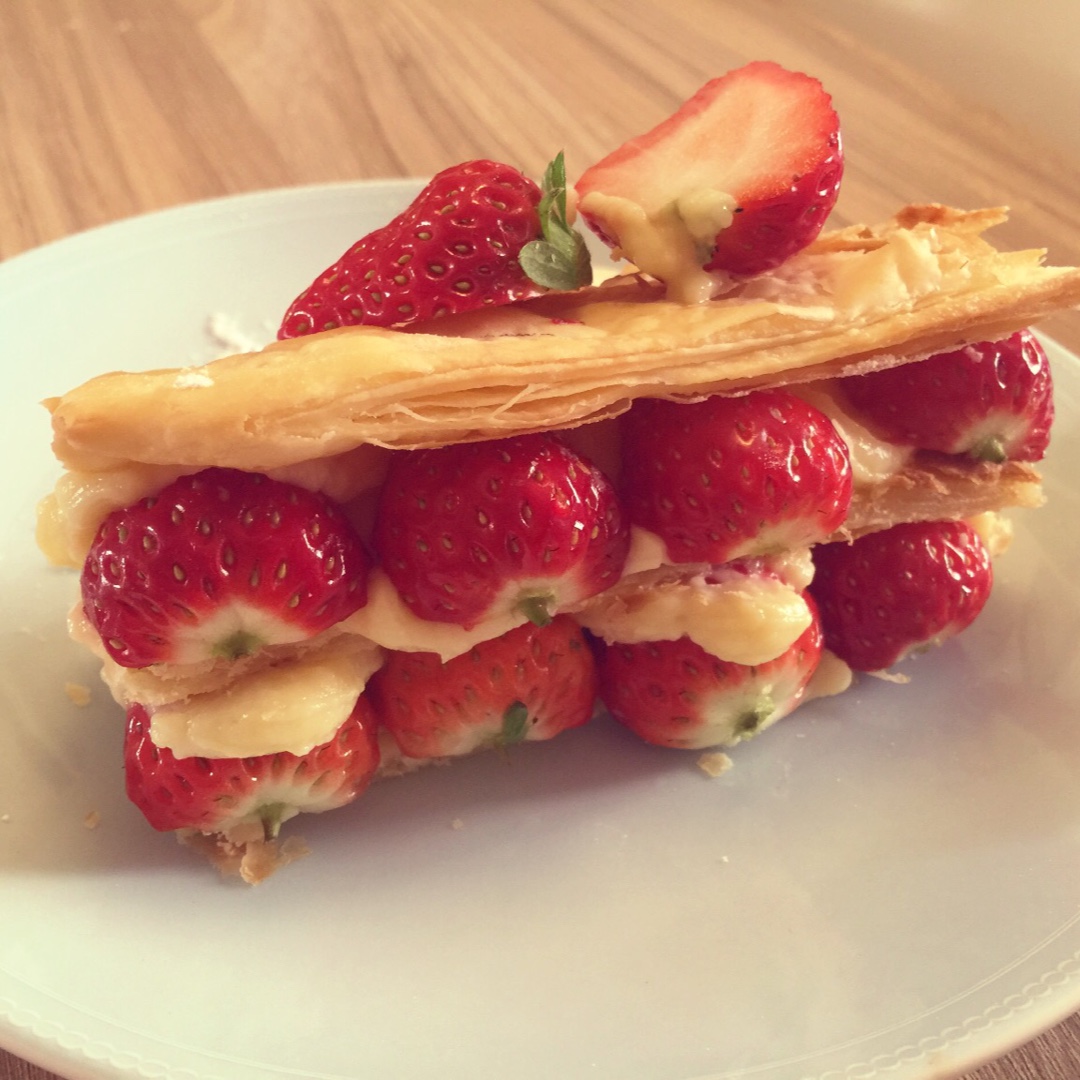 limem做的草莓拿破仑飞饼版