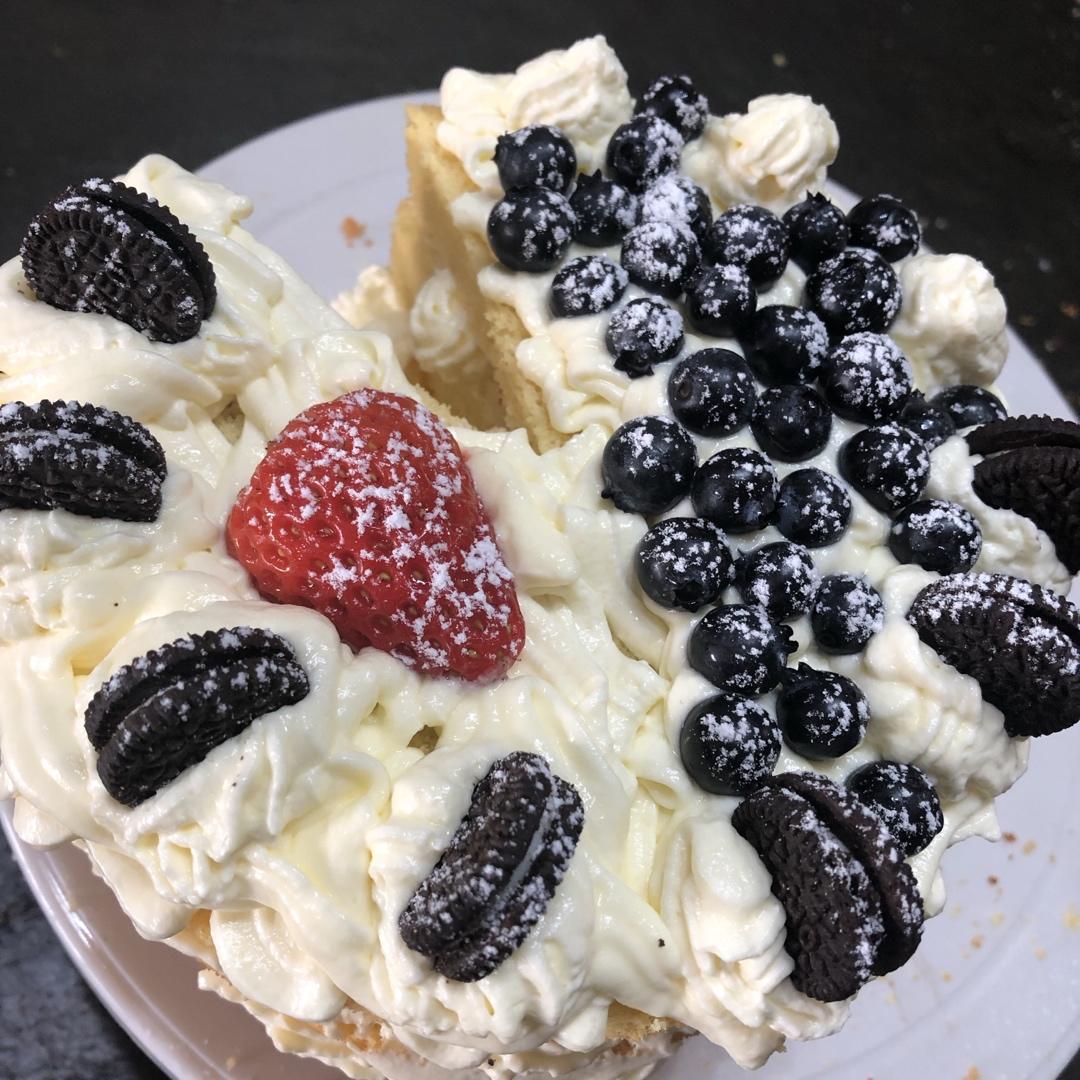 椰子粉戚风蛋糕