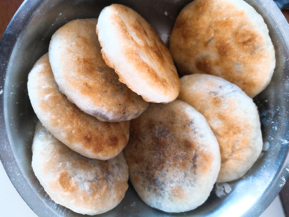 超级简单糯米豆沙饼