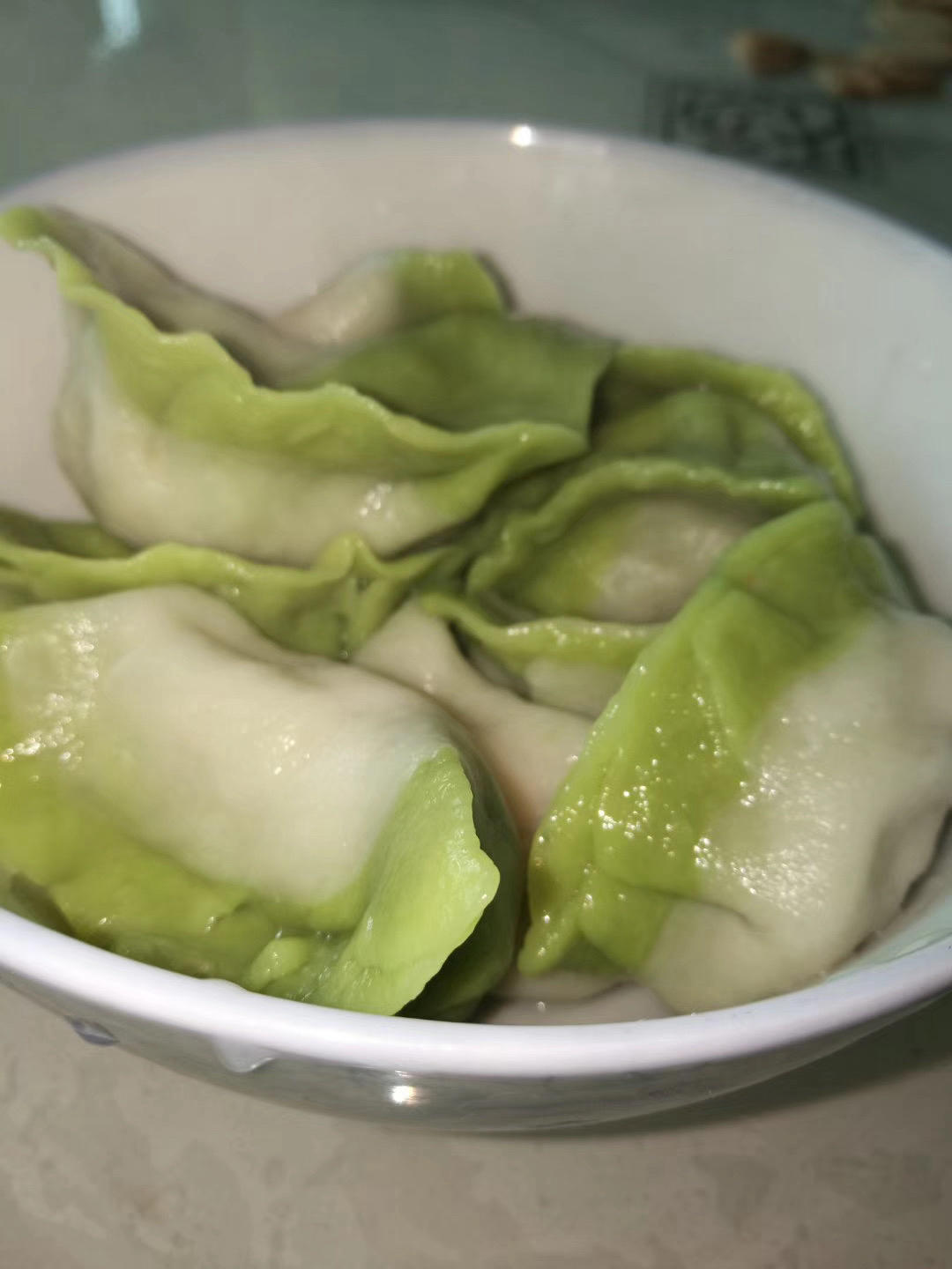 翡翠白菜饺