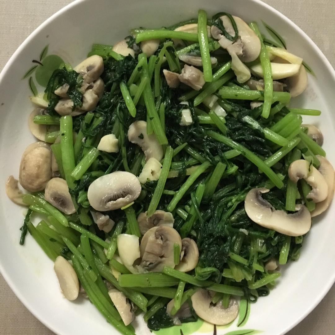 清炒茼蒿