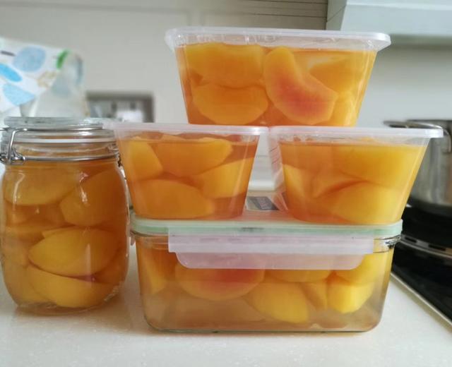 每年秋天必做的黄桃罐头的做法