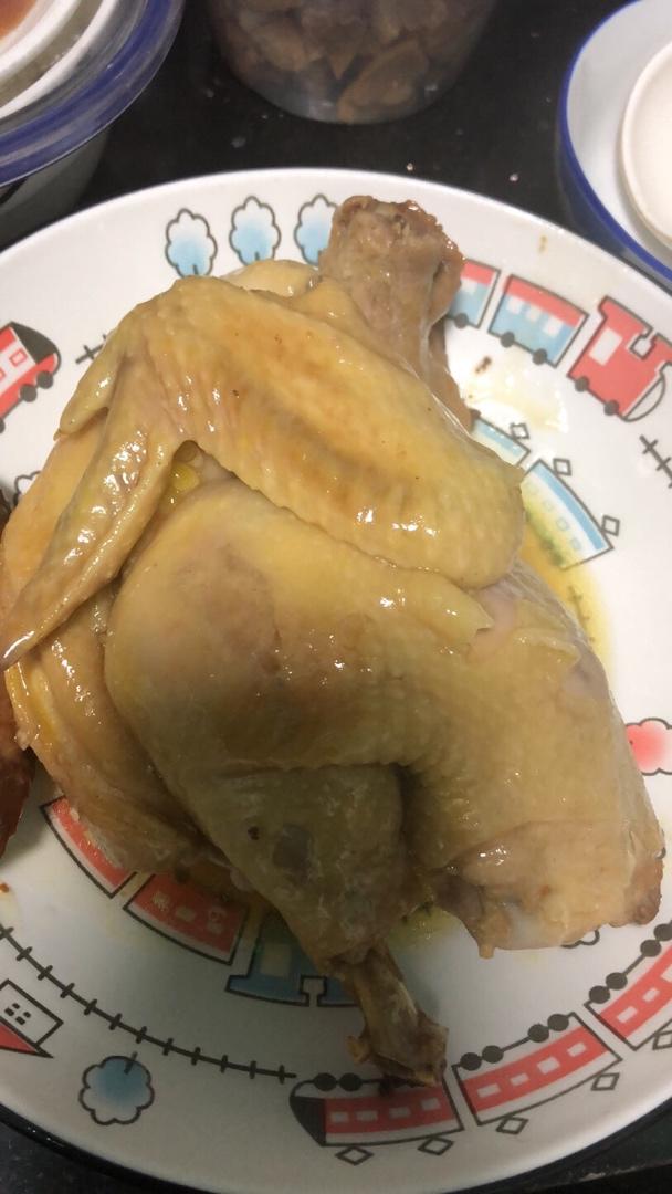 电饭煲盐焗手撕鸡