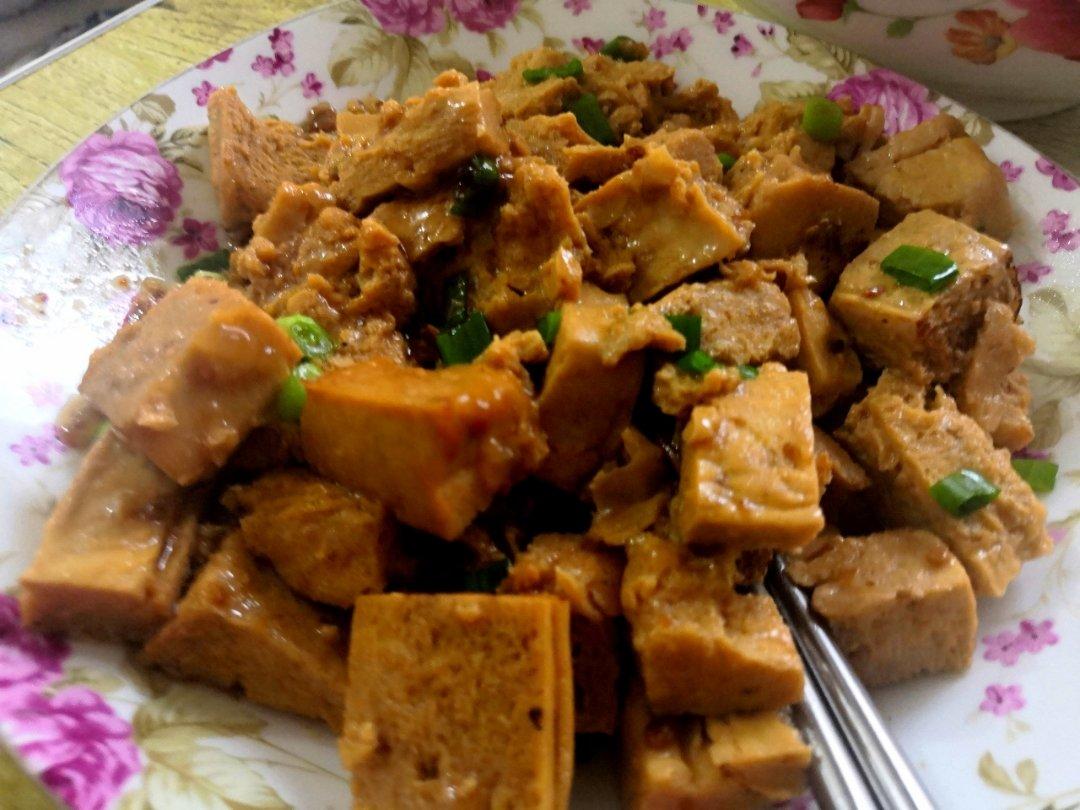 红烧冻豆腐