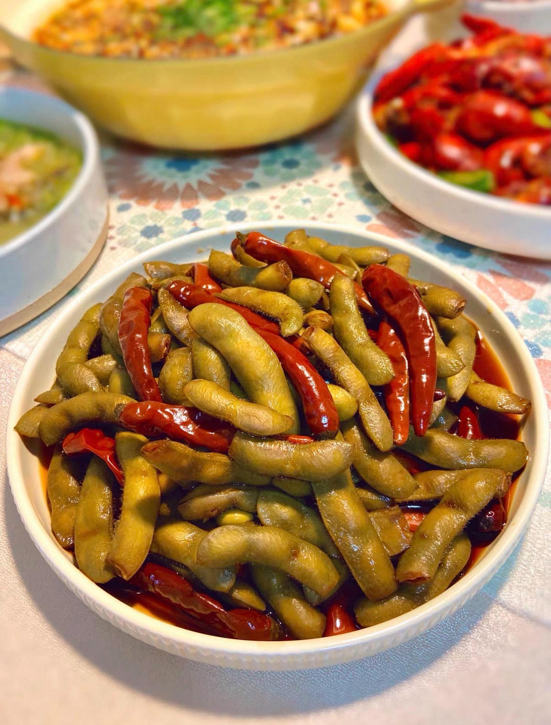 卤毛豆