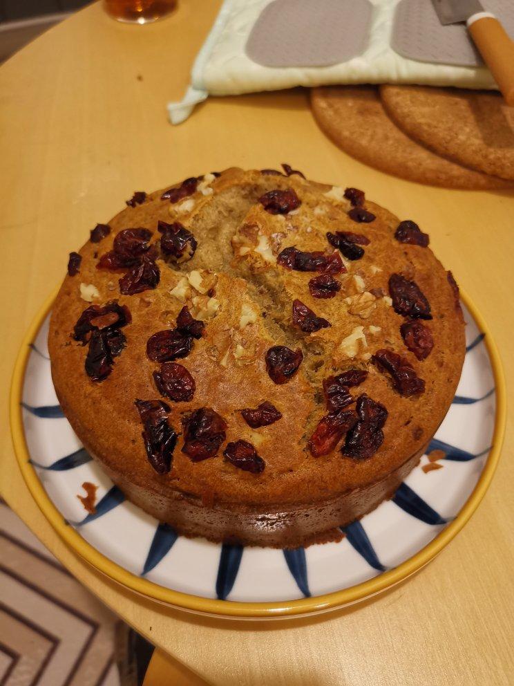 简易版香蕉核桃蛋糕