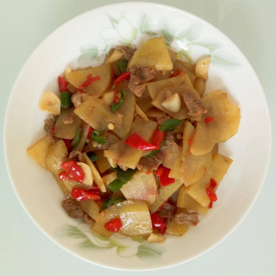 土豆肉片