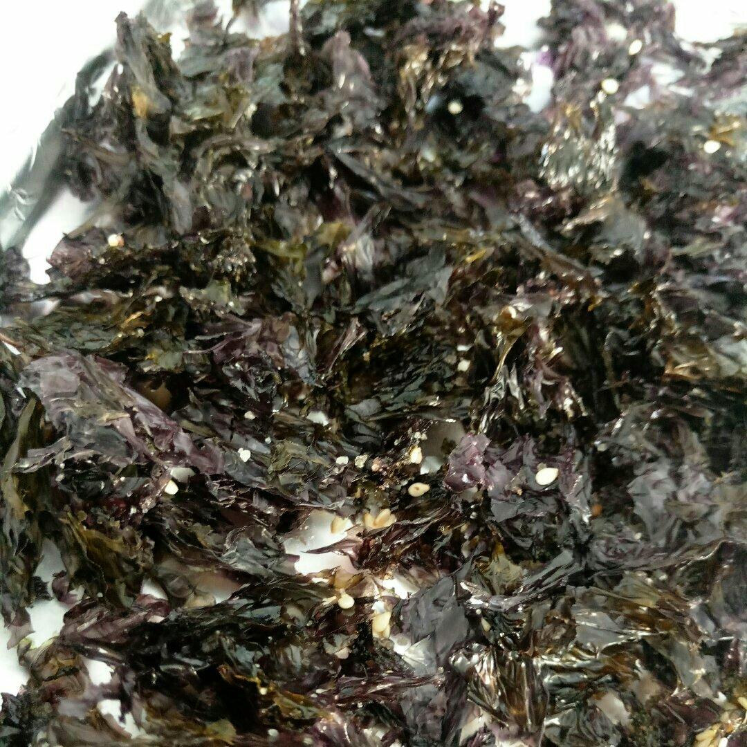 平底锅干炒紫菜