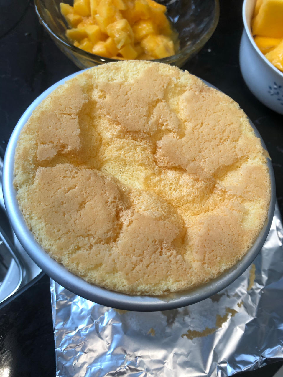 四寸抹面戚风蛋糕胚