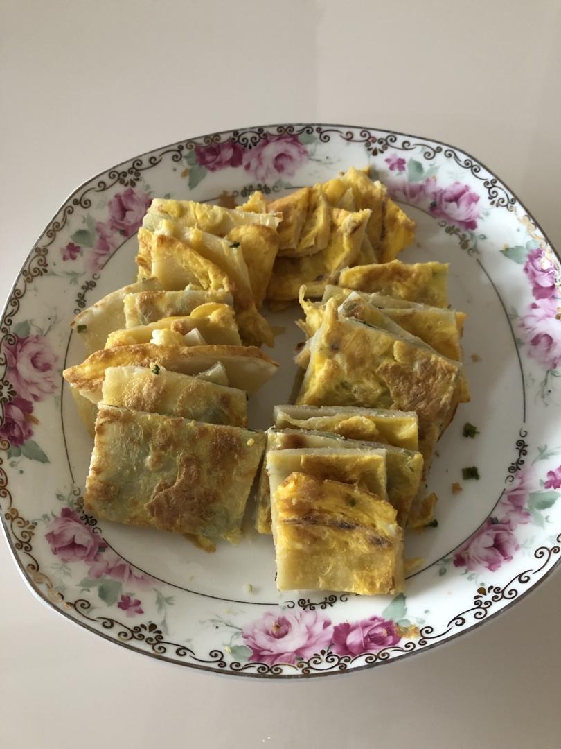 饺子皮葱油饼  宝宝健康食谱