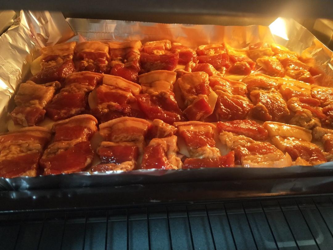 爱上美食go做的烤五花肉烤箱版