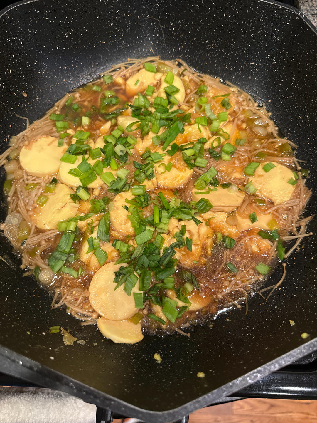 爆好吃的金针菇日本豆腐🔥超简单的家常菜谱～