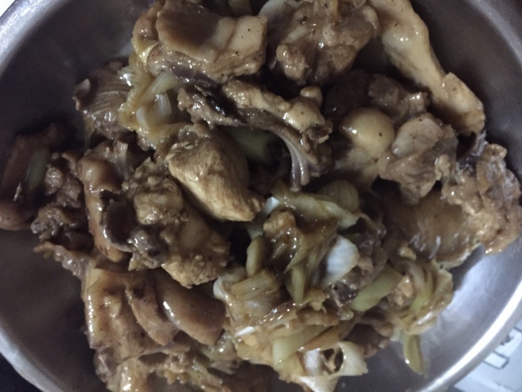 姜葱炒鸡