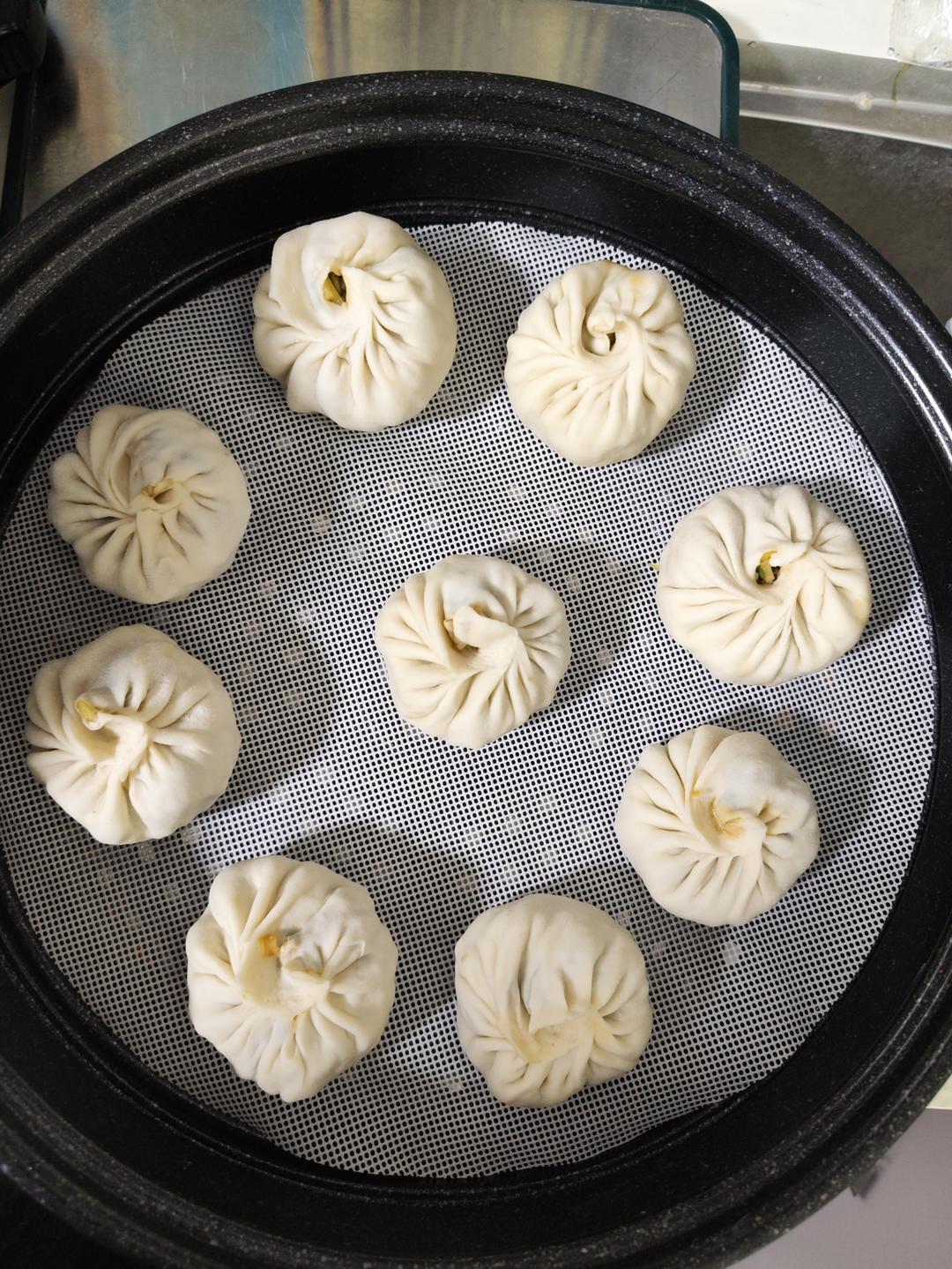 土豆韭菜馅包子