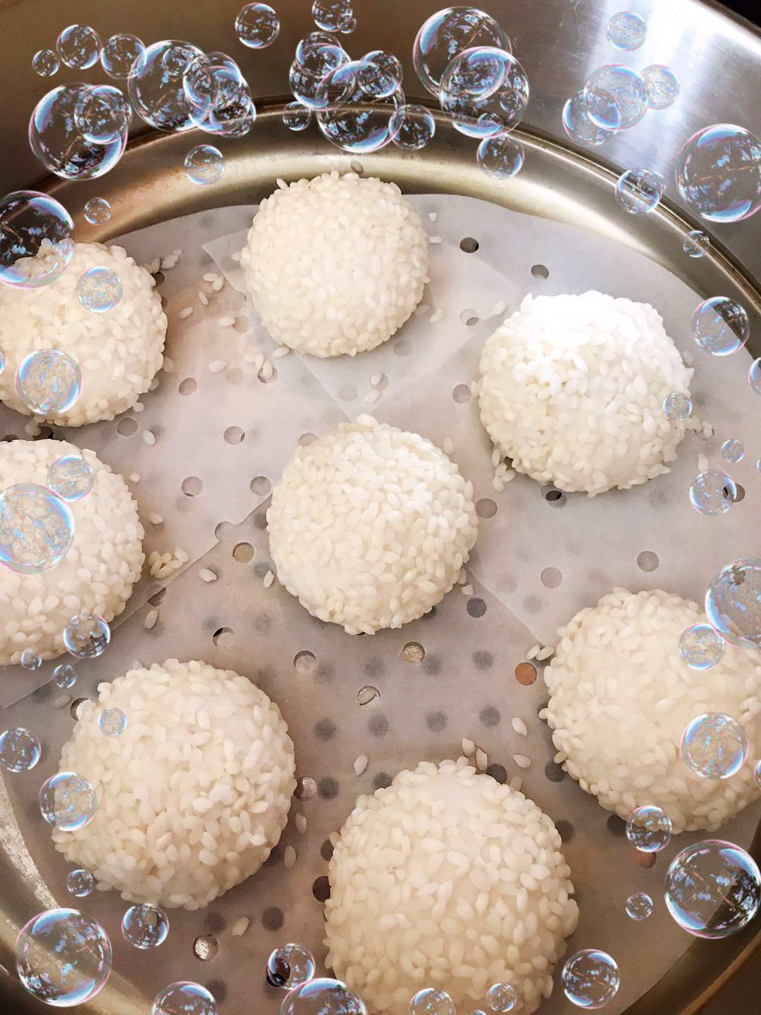 西雅图小草做的软糯鲜香的刺毛团又称粢毛团