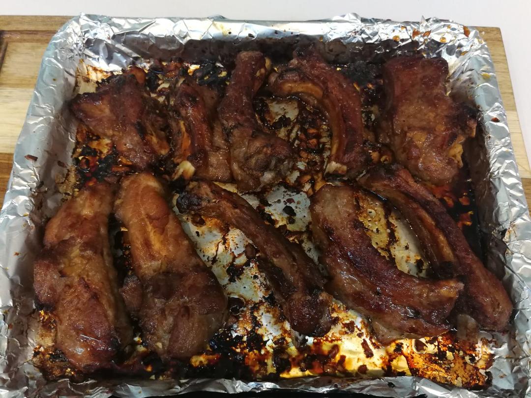 零失败的蒜香烤排骨-少油健康又美味