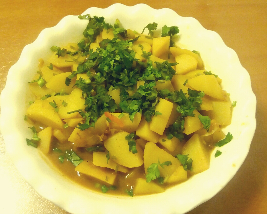 排骨汤煨土豆