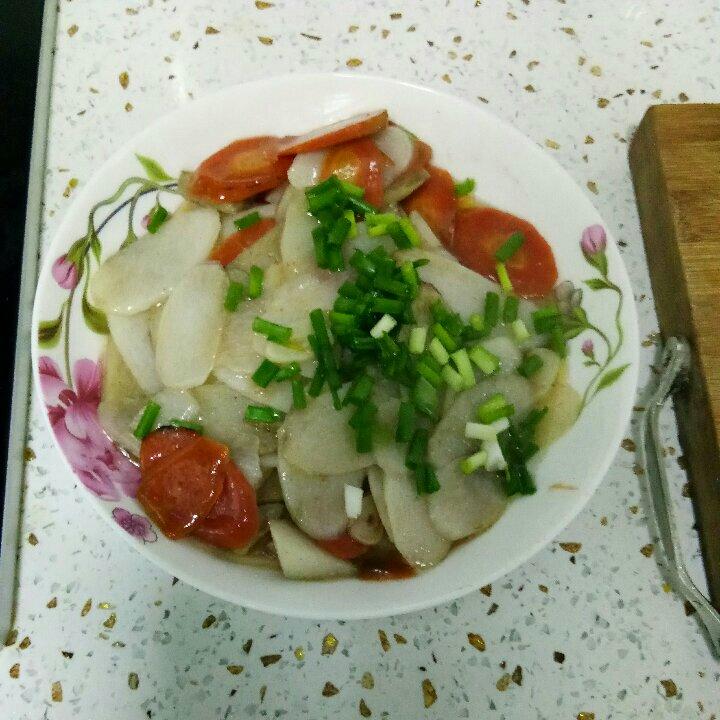 老丁的私房菜-清炒山药
