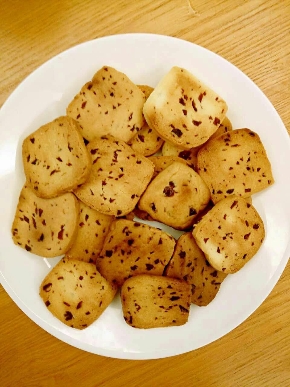 低糖少油版蔓越莓饼干