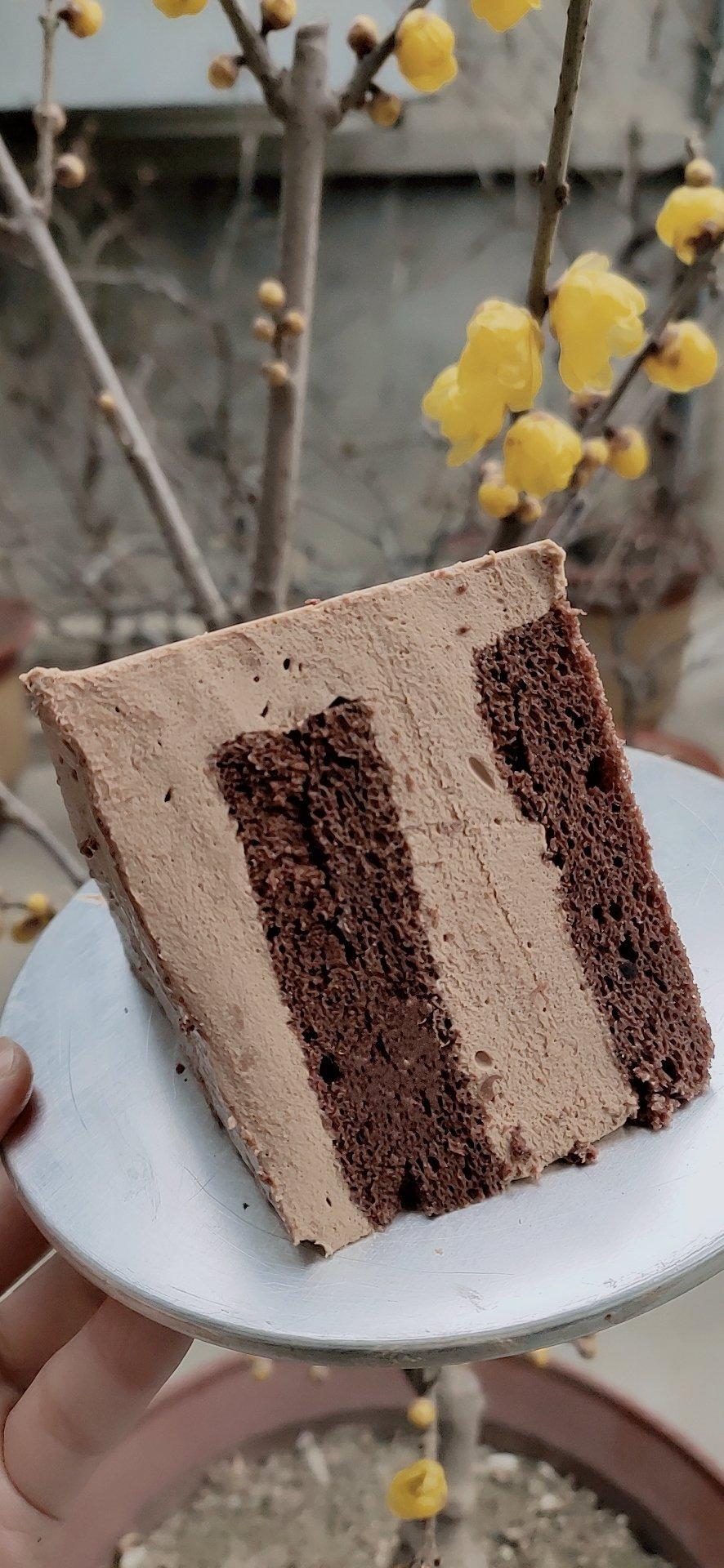 可可戚风蛋糕～8寸～百分百成功