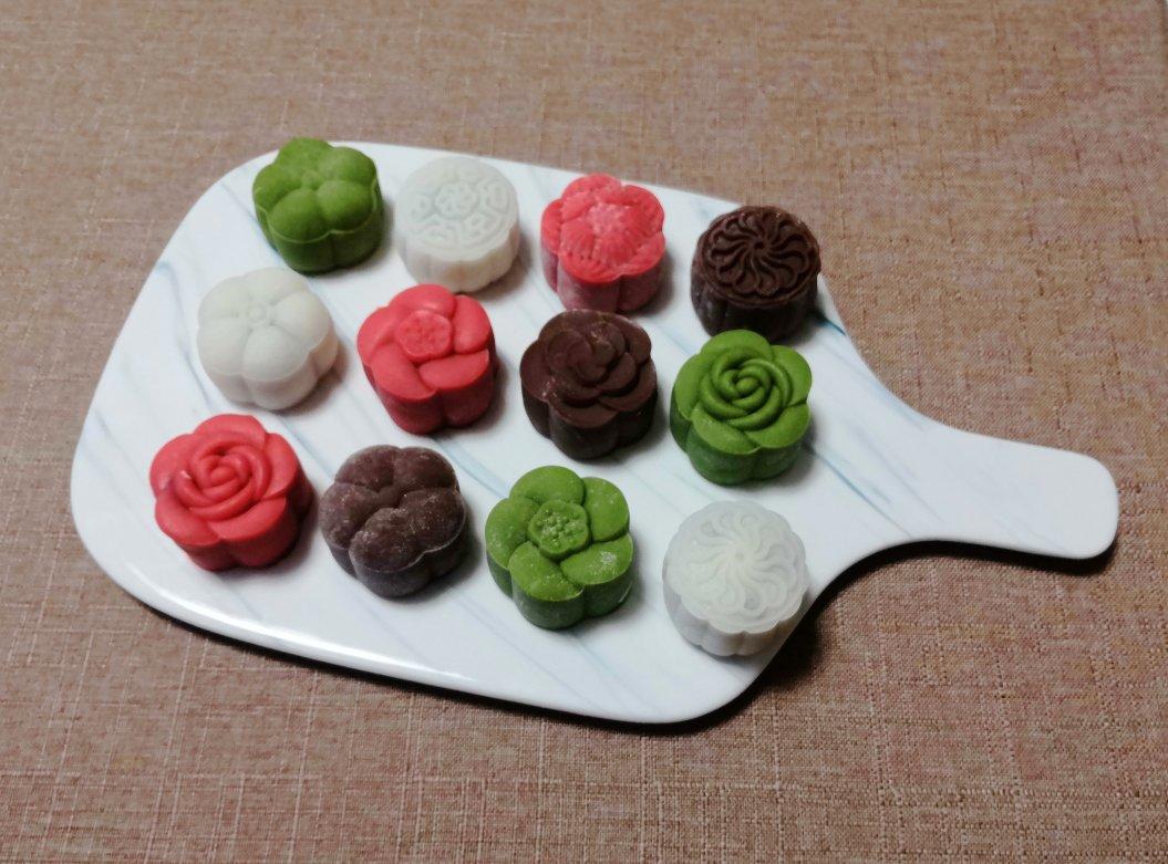 冰皮豆沙月饼